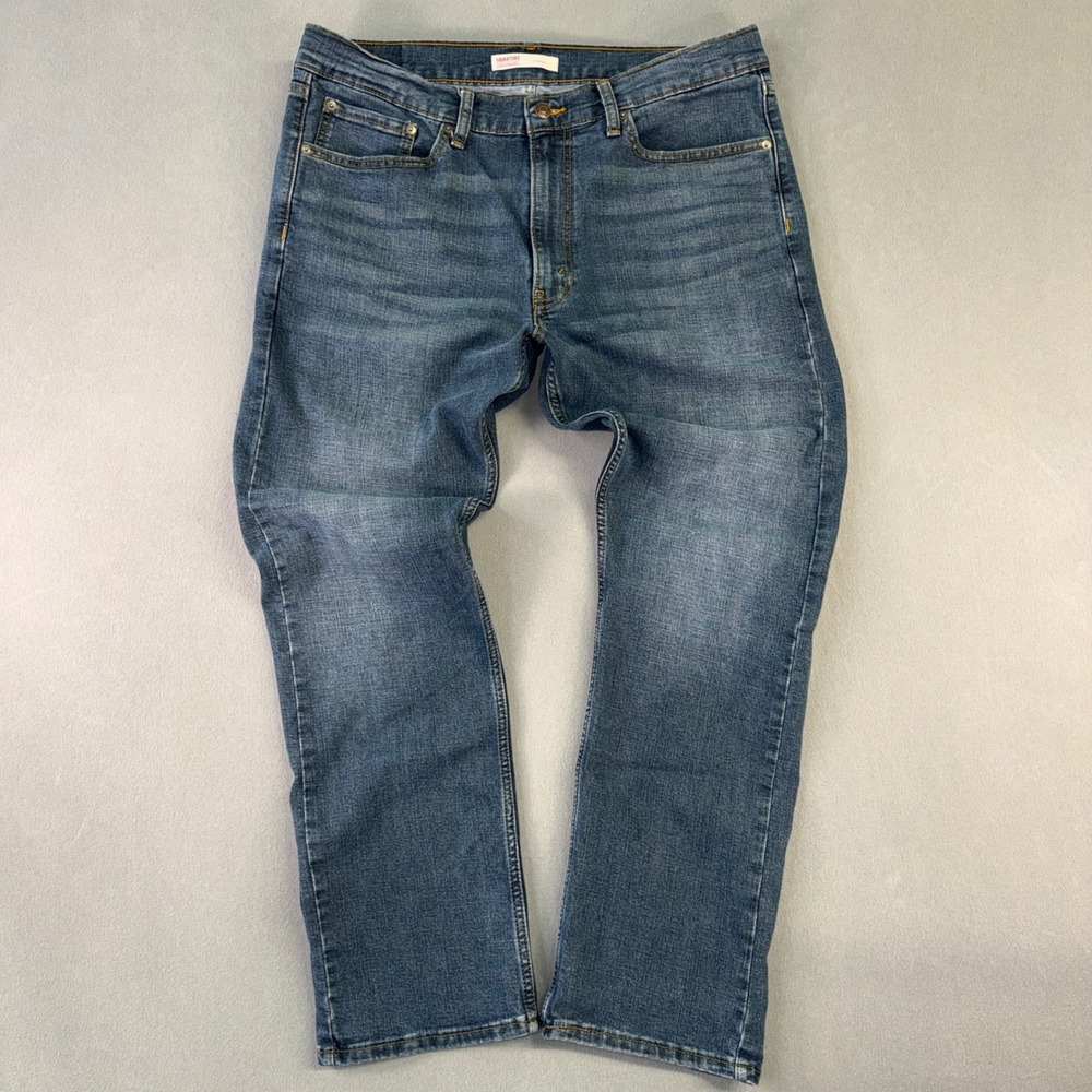 Signature by Levi Strauss Mens Straight Leg Jeans Medium Wash W36 L32 58988-0048